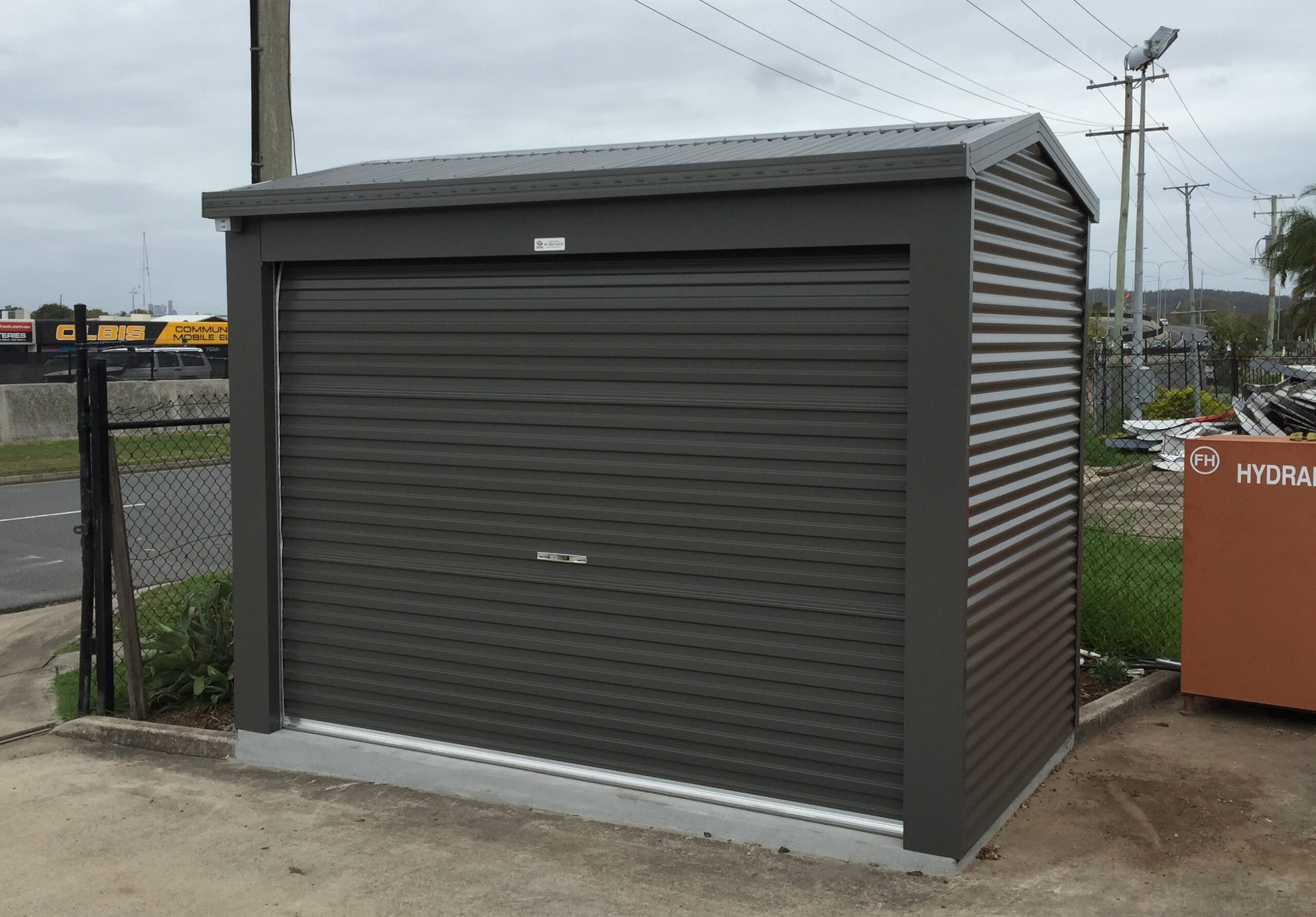 Custom Outdoor Garden Shed Black